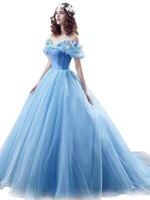 Women's Costume Off Shoulder Prom Gown