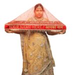 Sada Saubhagyawati Bridal Customized Dupatta | Name Bride Chunni & Dupattas | Dulhan Name Wala dupatta for Marriage, Indian（SSBCD- RED07）