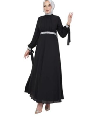 Abaya Georgette Full Sleeve Length Stylish Abaya Dress for Women for Girl
