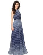 Women's Maxi Ball Gown(Blue)