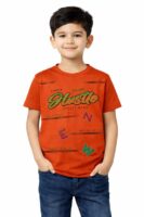 Boys Printed T-Shirt | Lyocell Fabric | Soft & Breathable | Casual Wear for Kids