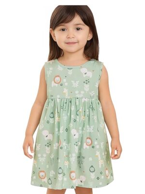 Kids Dress for Girls (Green)
